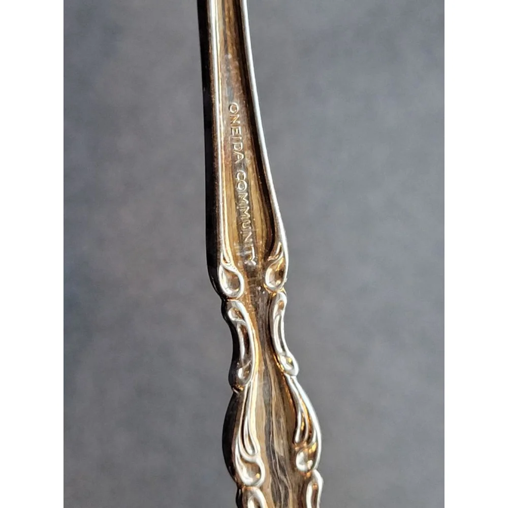 Oneida Community BEETHOVEN Cold Meat Serving Fork Silverplate Betty Crocker